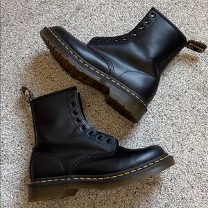 Black Doc Martens Combat Boots